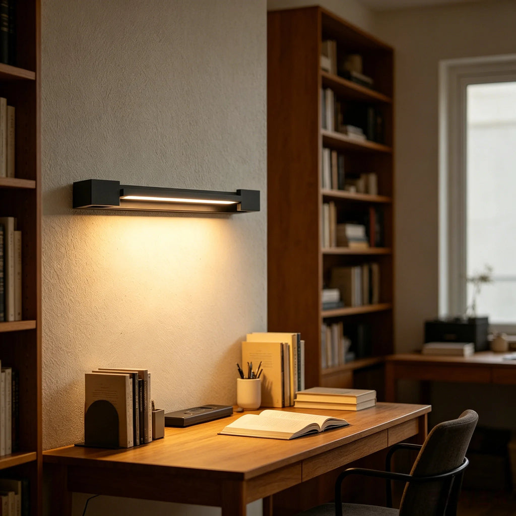 Latest 2026 Rotatable Adjustable LED Wall Lamp,IP65 Aluminum Long Strip Sconce for Bedroom Computer Room Villa Store Interior