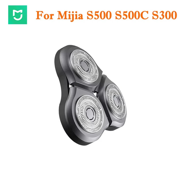 MIJIA Electric Shaving Razor Head For Xiaomi S500 S500C S300 Dry Wet Shaving Machine Beard Trimmer Replacement Shaver Blade