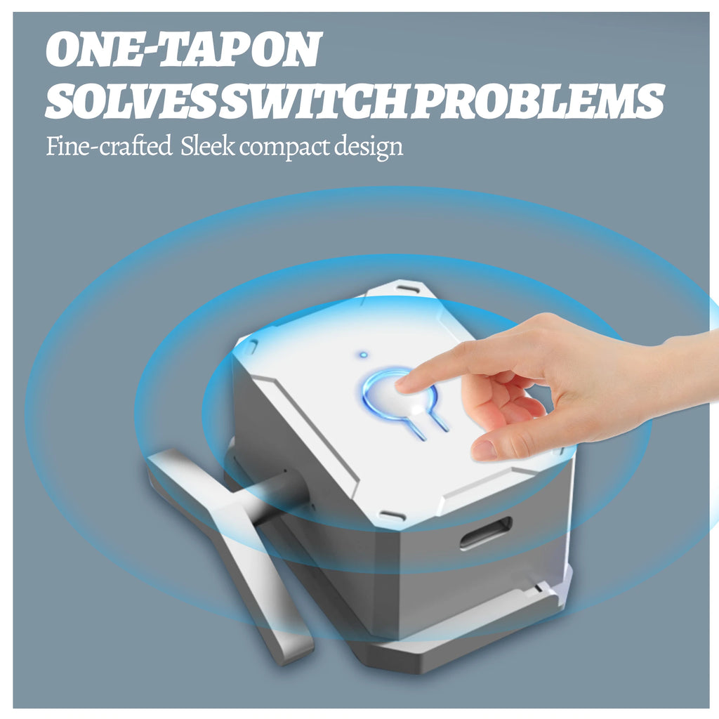 Light Switch Auxiliary Mechanical Arm Wireless Intelligent Switch Adhesive Type No Wiring Remote Control RF433MHz