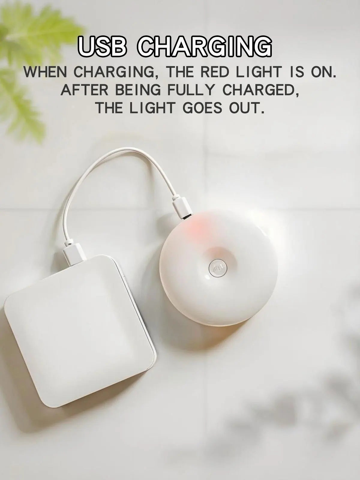 LED Night Light Smart Human Body Sensor with Digital Sensor Head Magnetic Suction Wireless-Use Eye Protect Night Lamp