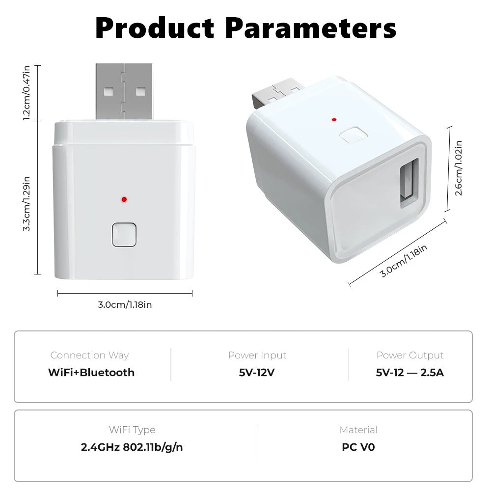 Tuya WiFi/Zigbee Smart USB Adapter Plug 1/2/3 Gang Smartlife APP Timing DIY ON/OFF Controller Works with Alexa Google Home