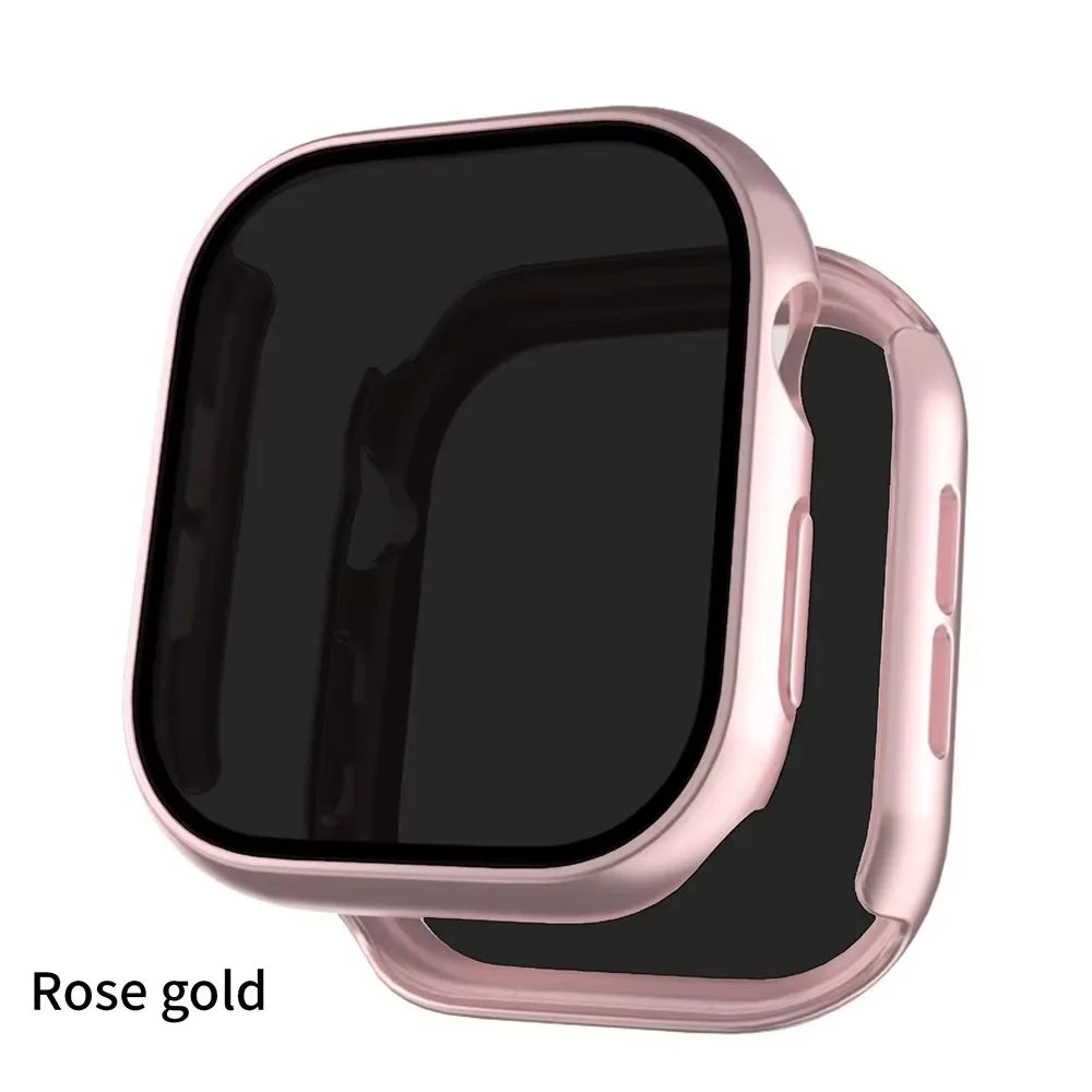 Privacy Glass+Case For Apple Watch 10 42mm 46mm Tempered Anti-Peeping Screen Protector Cover For iWatch series 10 Accessories