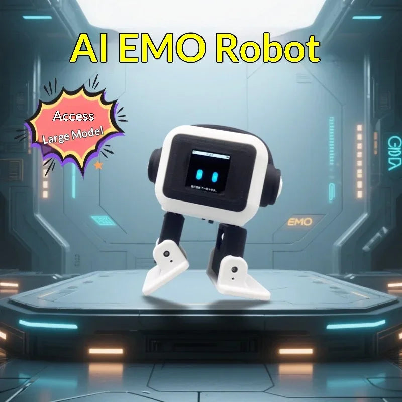 EMO Tuya Intelligent AI Robots Emotional Support Interactive Desktop Voice Recognition EMO Go Home Robot Companion Children Gift