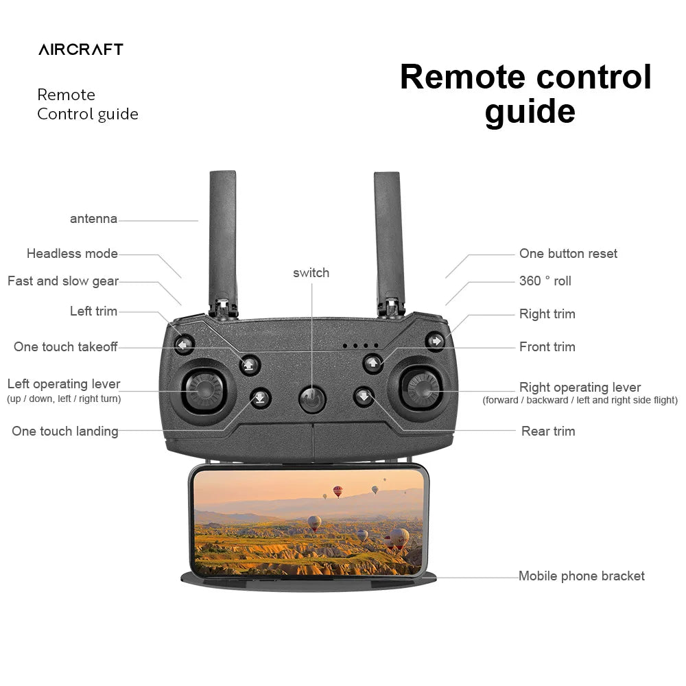 E99Pro HD Professional 4K Aerial Photography Drone Dual Camera WIFI FPV Quadcopter Obstacle Avoidance 40cm Blue Landing Pad Avai