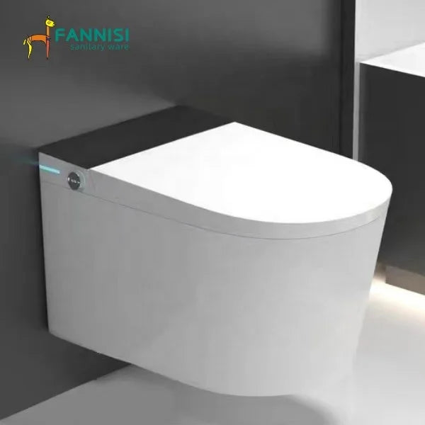 Smart Wall-Mounted Automatic Heating Toilet Intelligent Household Unit With Advanced Seat Heating And Smart Hanging Feature
