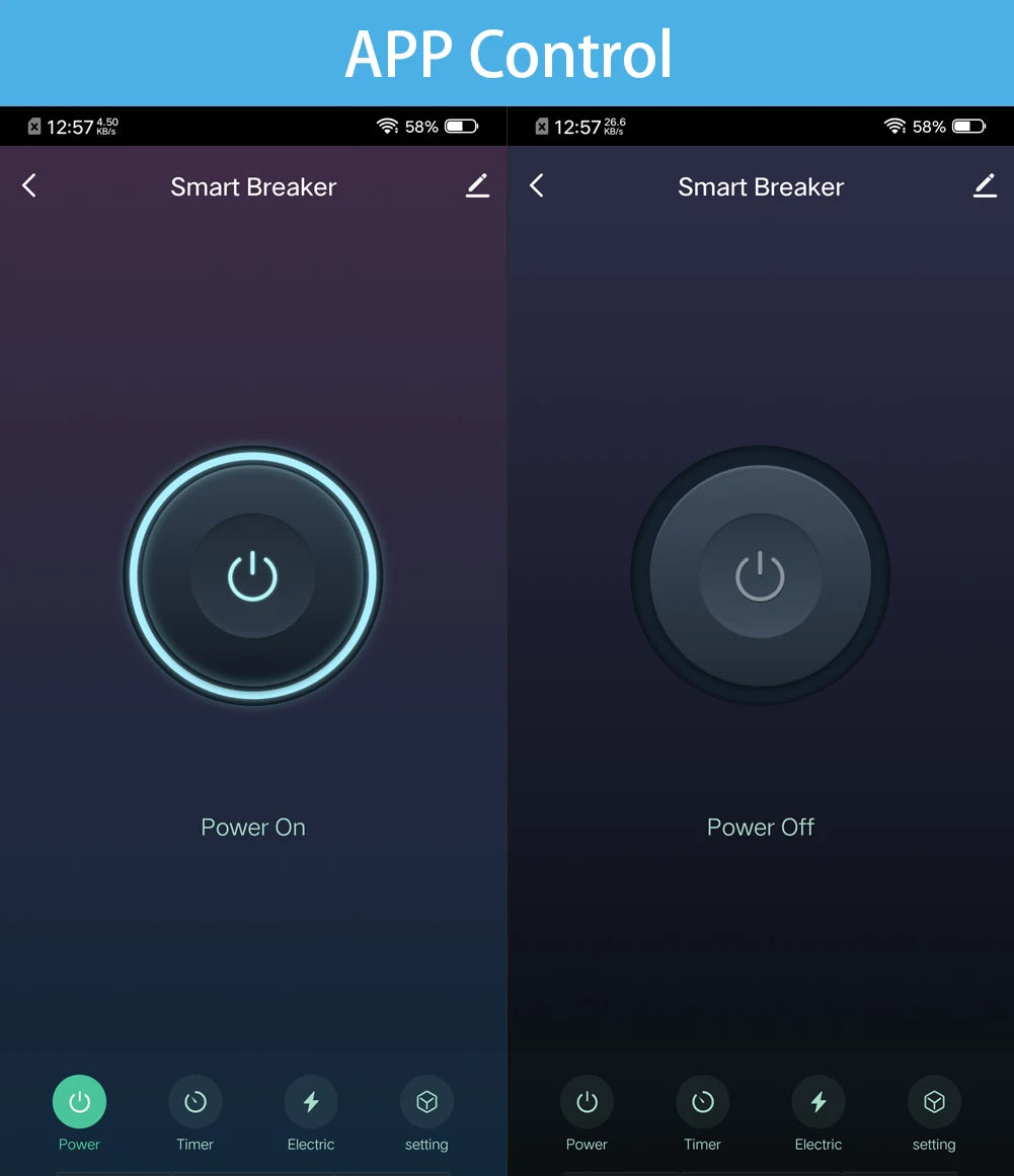 Tuya 20A Smart Switch Circuit Breaker APP Control Power Monitor Overload Protection Works with Alexa Google Home Siri