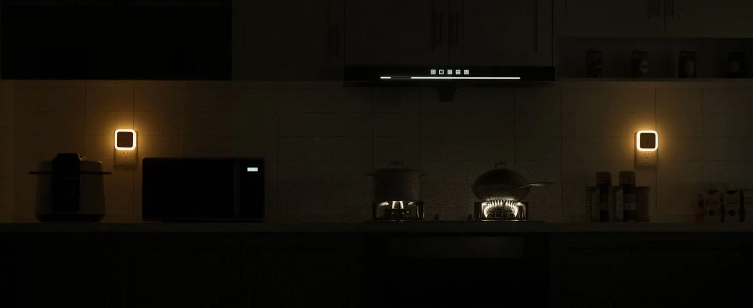 Auto ON/OFF LED Smart Night Lamp Under Cabinet Light PIR Motion Sensor Kitchen Bedroom Light for Night Cupboard Closet Stairs
