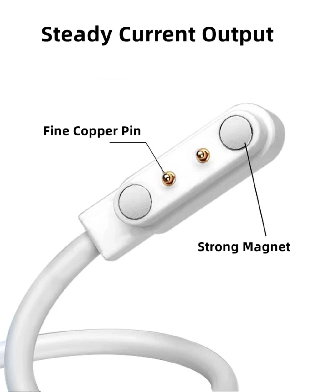 2Pin 4Pin 5Pin Magnetic Charging Cable USB Dock Charger Power Adapter For Smart Watch Juicer Thermo Cup Earphones Beauty Devices
