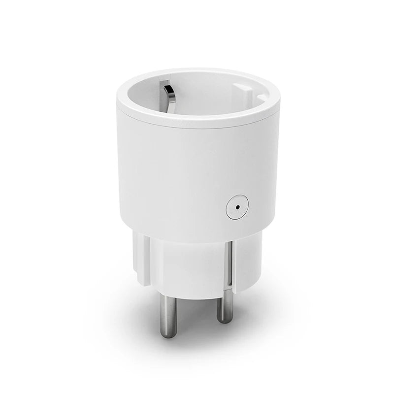 Tuya WiFi Smart Plug 10A EU Smart Socket With Power Monitoring Timing Function Voice Control Via Alexa Google Home Yandex