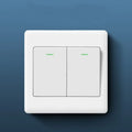 Wall Switches 1/2/3/4 Gang 1Way Button Wall Light Switch Panel On / Off Push Buttons with LED Lamp Home Accessories