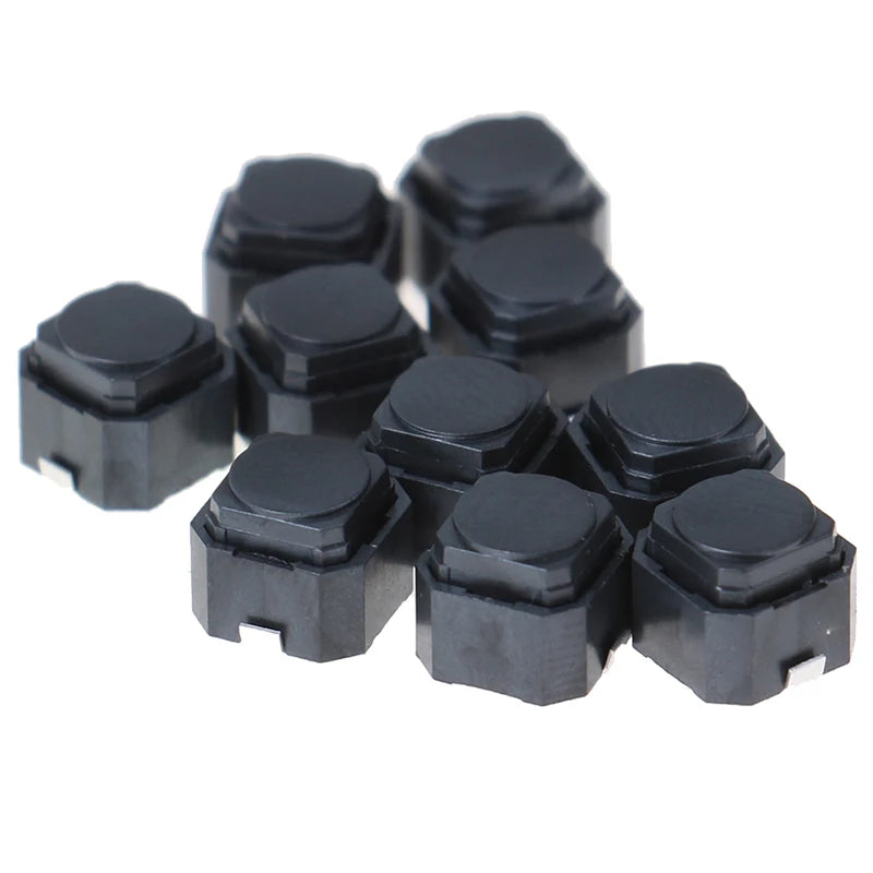 [New] 10Pcs Silent Tact Switch 6*6*5mm Silicone Button Switch Touch Switch
