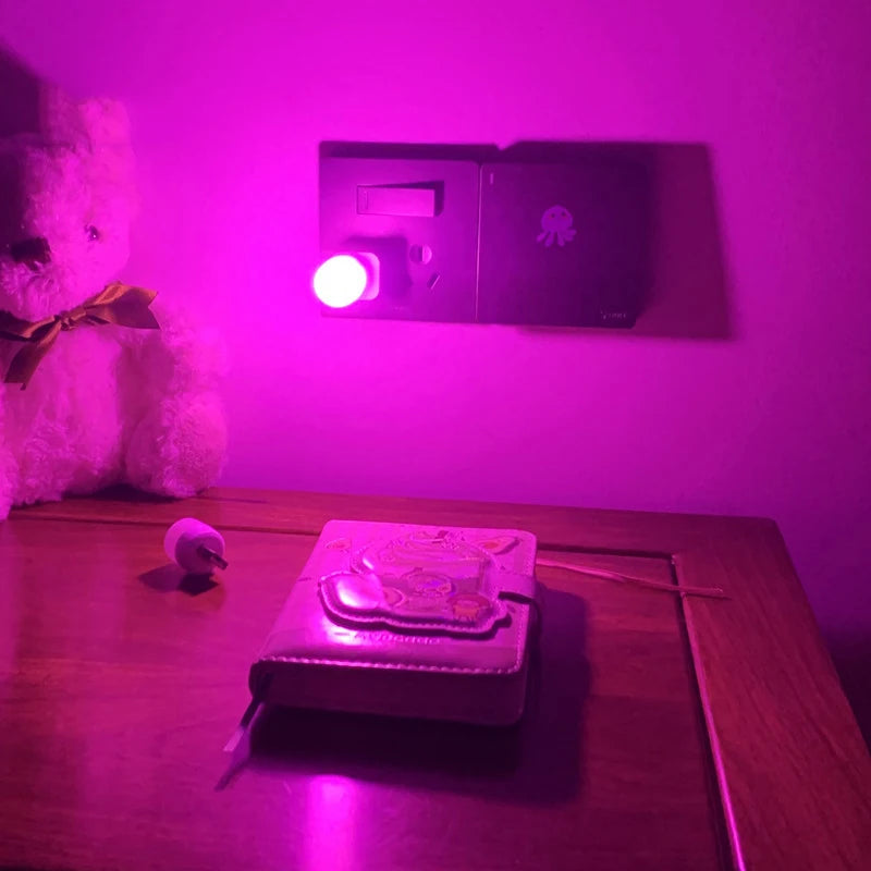 1Pcs/3Pcs Mini USB Night Light Eye Protection Book Reading Light USB Plug Power Charging LED Night Lamp Colorful Light for Party