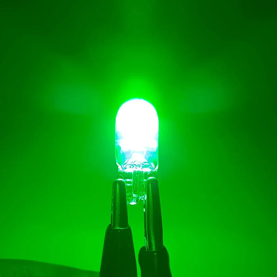 2x T10 LED W5W Car Light 2022 Newest Sapphire COB Glass Lamp Bulb Auto Accessories Drive-free Wedge Turn Door Reading 12V 6000K
