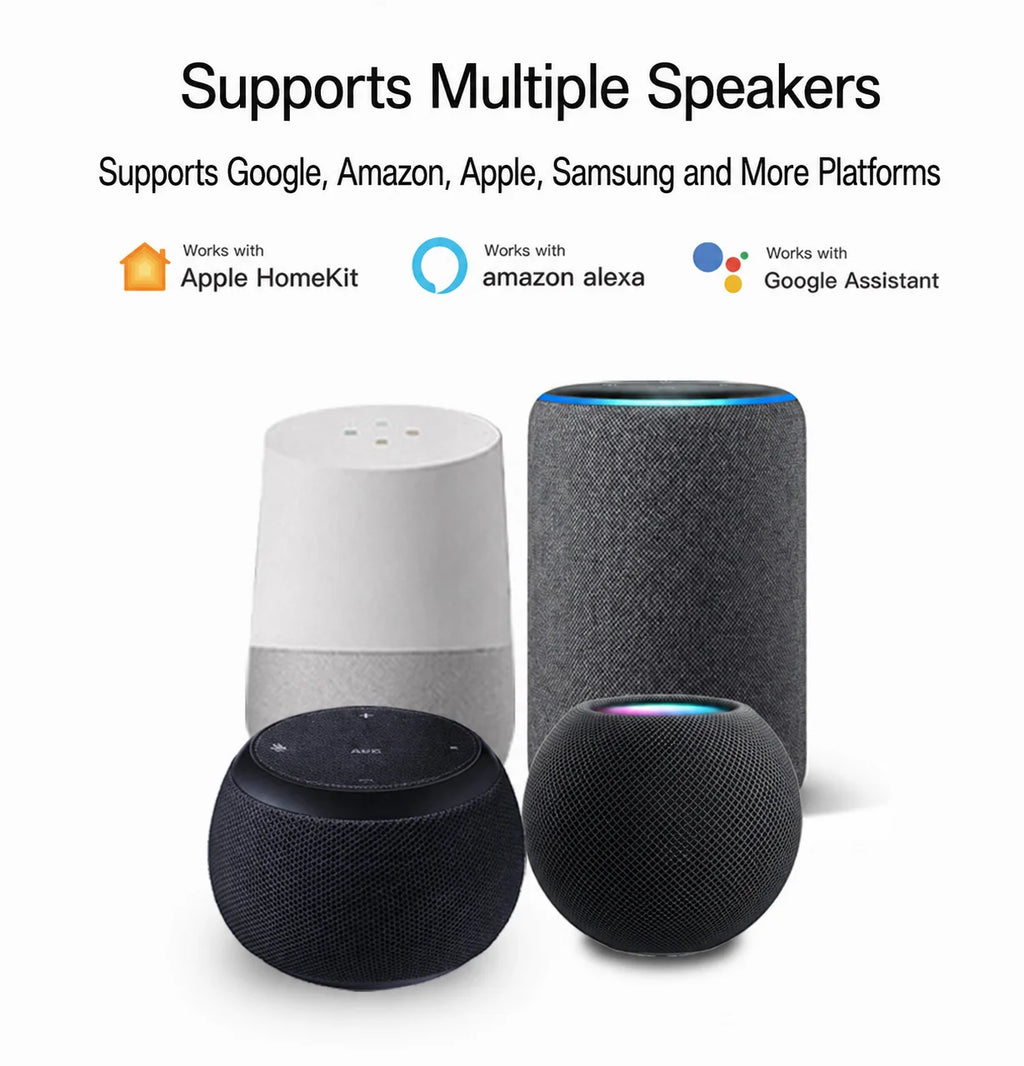 Tuya Matter EU Smart Plug 16A with Energy Consumption Tracking, Compatible with Apple HomeKit, Google Home, and Alexa