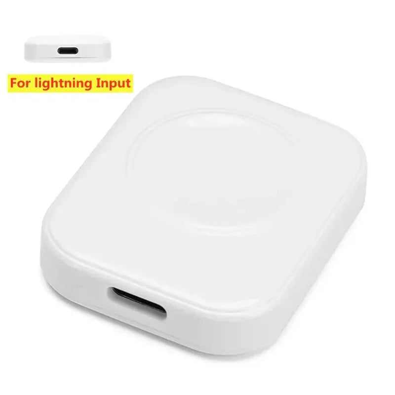 Wireless Watch Charging Dock Dual Interface Design Travel Adapter For Apple Watch Series 10 9 8 7 6 5 4 3 2 1 Home Office Travel