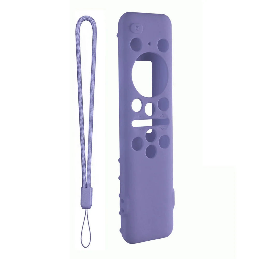 For Samsung BN59-01432A 01432B Remote Control Silicone Protective Case Shockproof Anti-Slip Smart TV Soft Sleeve with Lanyard