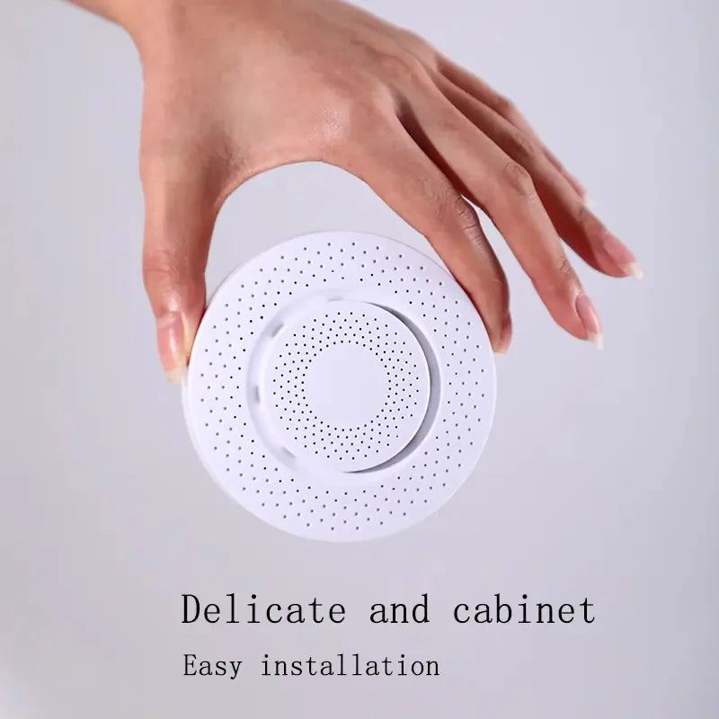 Tuya Zigbee/WiFi Air Quality Sensor Smart Air Box CO2 Meter Formaldehyde VOC Temperature Humidity Sensor Via Alexa Google
