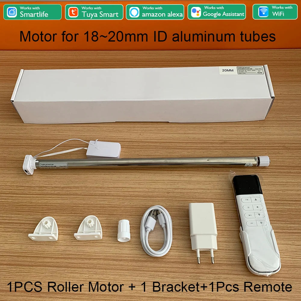 DC5V Wired Tuya Wifi Shutter Motor Blind Electric Smart Curtains For Roller Curtain Suitable For 20 25 28mm Blind Tube Alexa