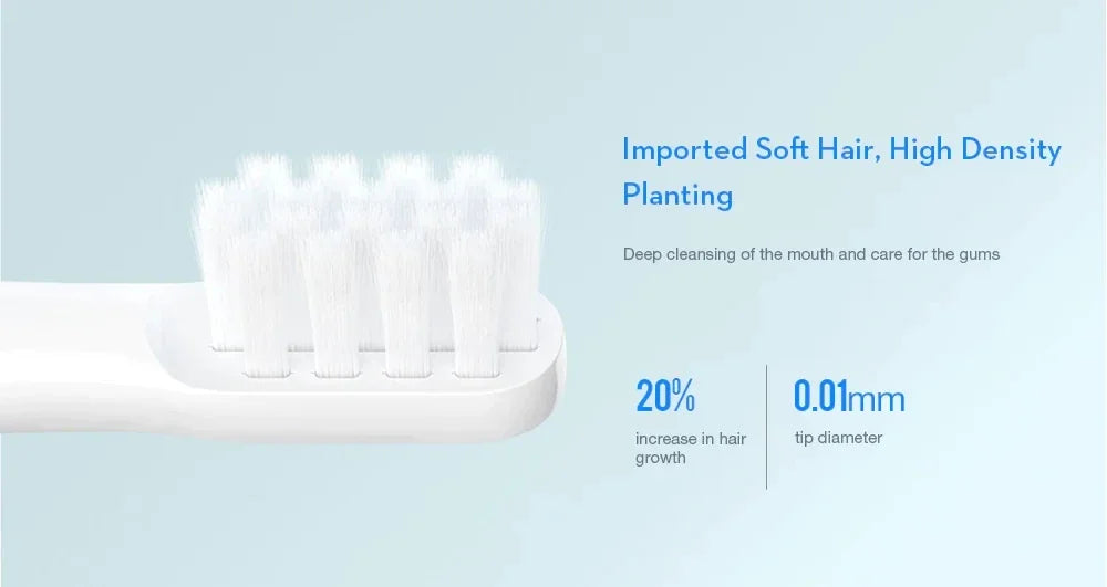 100% Original Xiaomi Mijia T100 Electric Toothbrush Head Adult Waterproof Ultrasonic Automatic Toothbrush USB Rechargeable