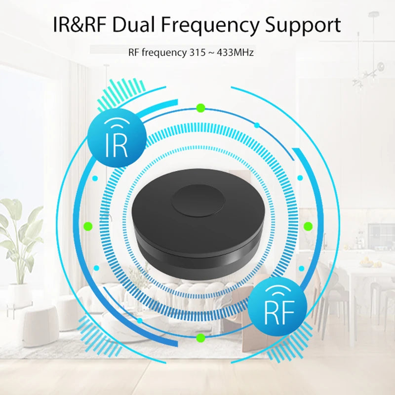 NEO Tuya Smart RF IR Remote Control WiFi Smart Home Infrared Controller for Air Conditioner ALL TV Work with Alexa Google Home