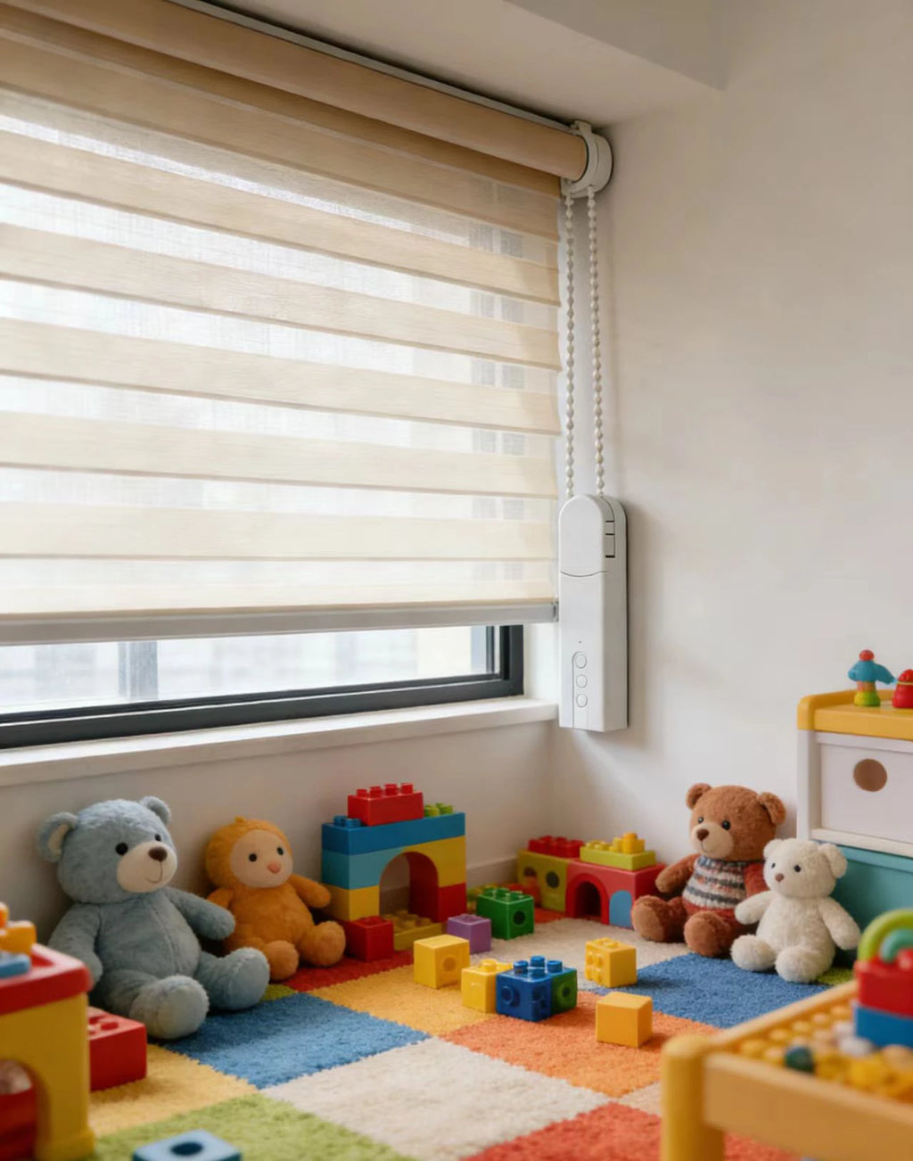 WiFi Smart Curtain Motor, Zigbee Electric Roller Blinds Driver, Works with Smart Life APP