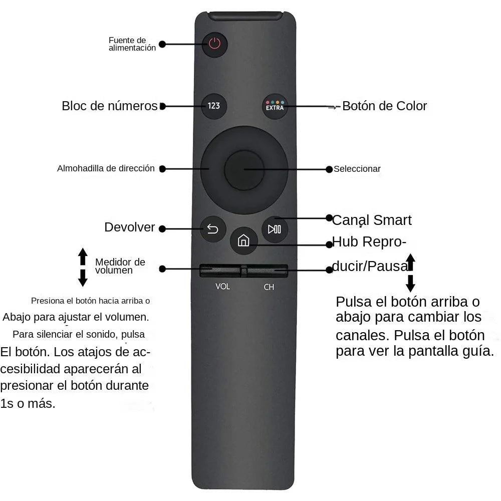 Remote Control Replacement For Samsung TV HD 4K Smart TV Remote Control BN59-1358C BN59-1358D BN59-01350 BN59-01363 BN59-01265A