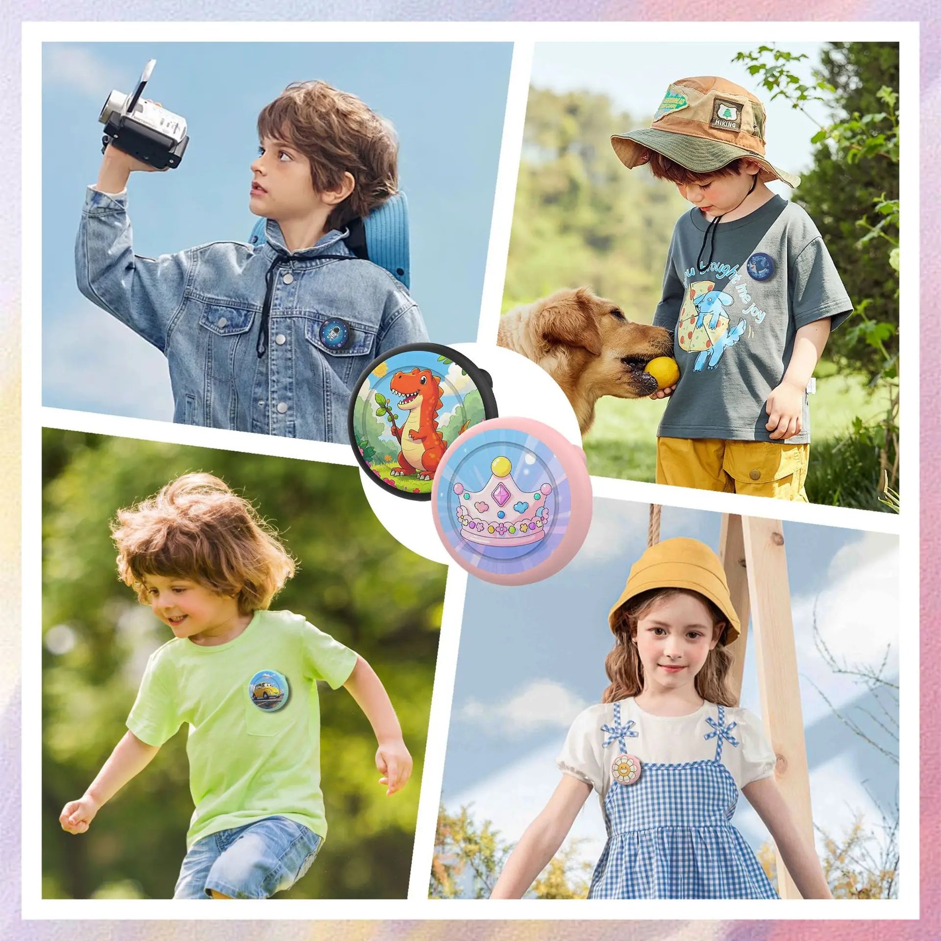 The Children's Hidden GPS Tracker Airtag Case and Airtag Stand Case Are Suitable for Children, The Elderly, Pets, Backpacks