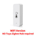 Tuya WiFi Zigbee Temperature Humidity Sensor Indoor Hygrometer Controller Monitoring Smart Life Alexa Google Home Tuya Sensor