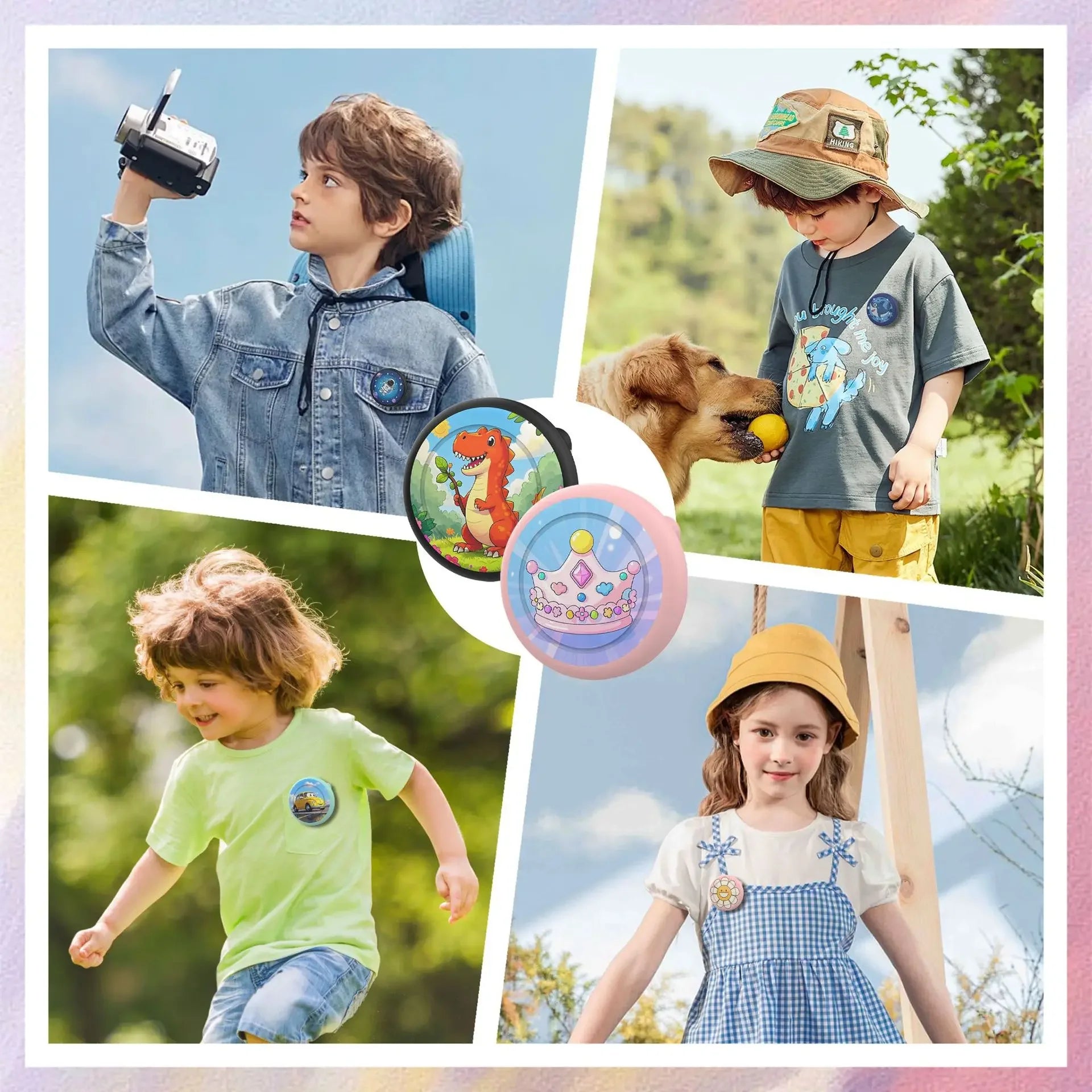 The Children's Hidden GPS Tracker Airtag Case and Airtag Stand Case Are Suitable for Children, The Elderly, Pets, Backpacks
