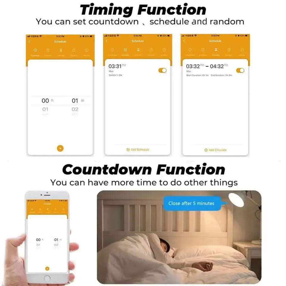JSPTEC Smart Plug Zigbee WiFi Socket US Canada Mexico Peru Japan Timing Function Works With Alexa Google Home ZIGBEE3.0