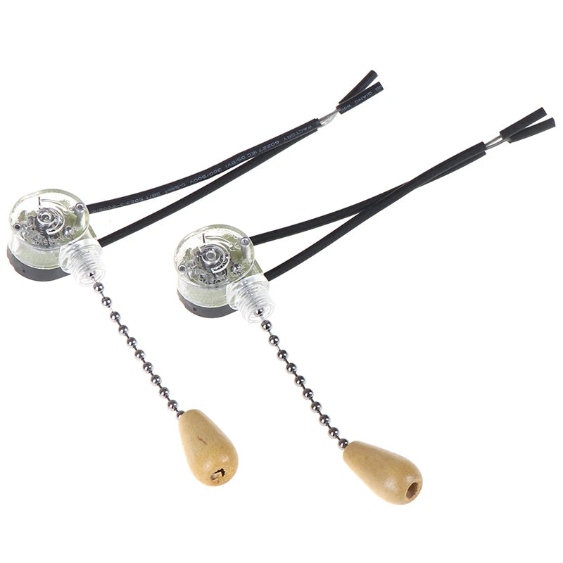 Hot Sale 4pcs Wall Light Pull Switch Home Ceiling Fan Lamp Universal Pull Chain Switch