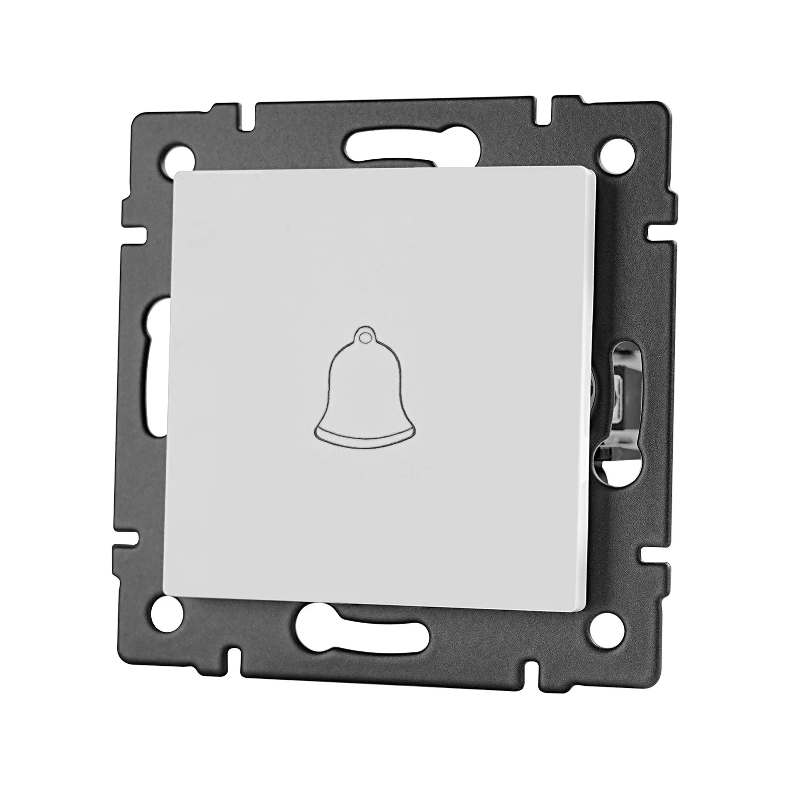 TUV Certified EU Standard Single Wall Socket with Double Power Plug USB Type-C Crystal Glass Panel 1Way Wall Switch 10A/16A 250V