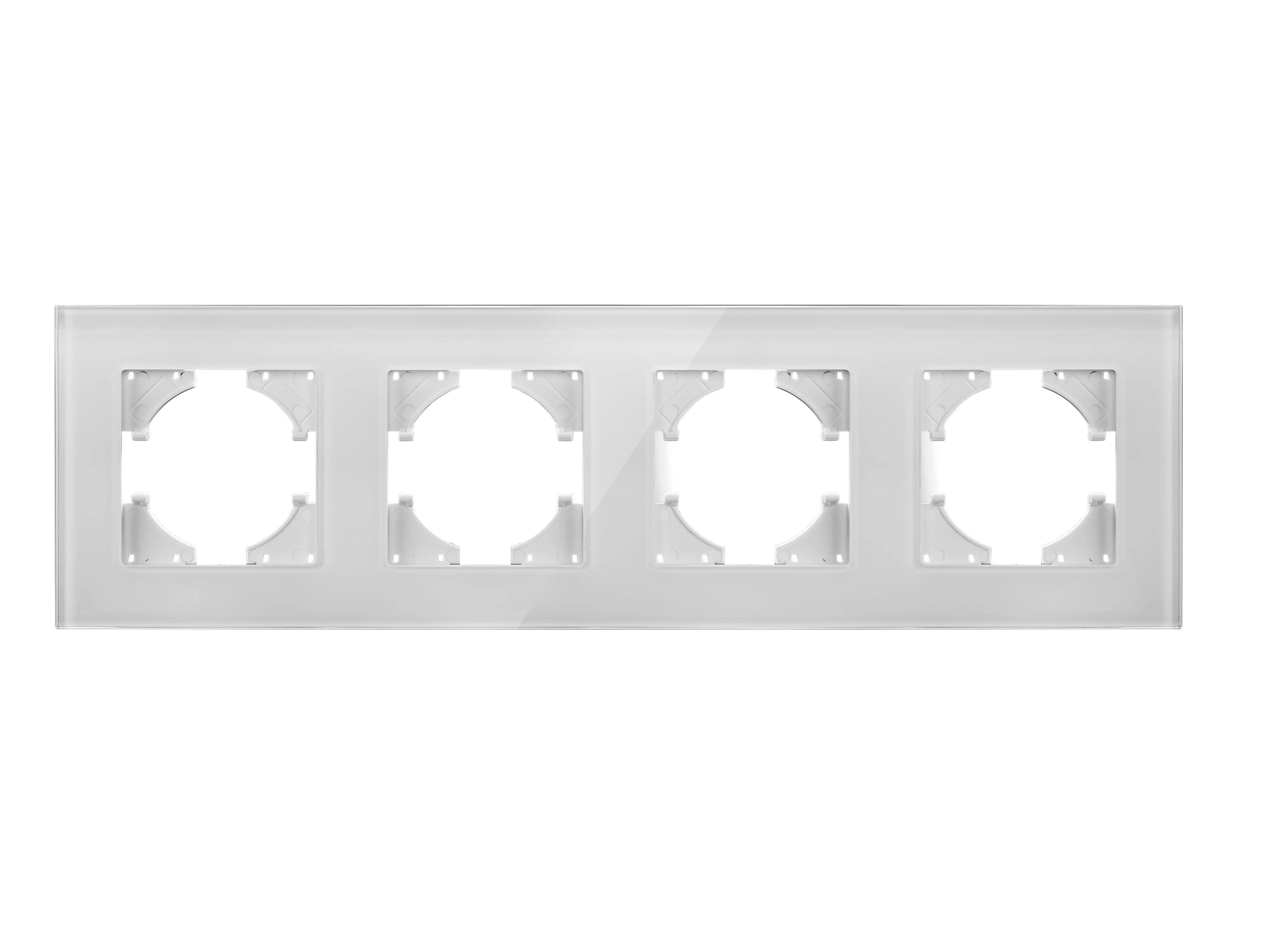 TUV Certified EU Standard Single Wall Socket with Double Power Plug USB Type-C Crystal Glass Panel 1Way Wall Switch 10A/16A 250V