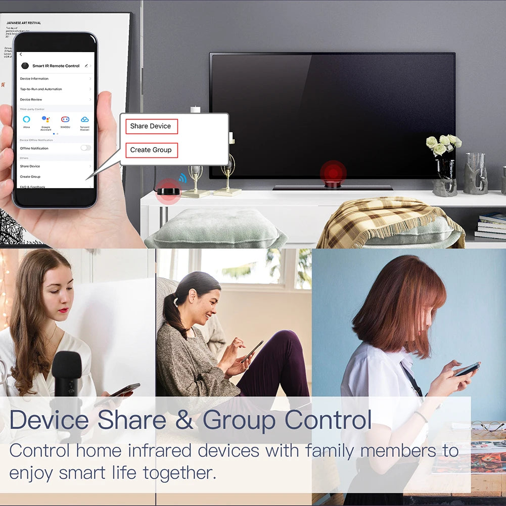 MOES Tuya Smart ZigBee Multi-mode Gateway Bluetooth Mesh Hub 38K IR Remote Controller 2in1 Voice Control For Alexa Google Home