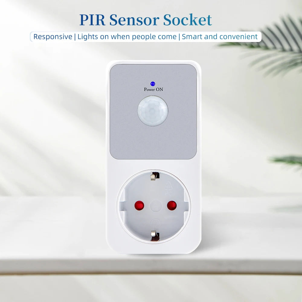 Automatic Induction PIR Infrared Sensor Socket Night Lamp Holder 110-240V 120° Degree Wide Angle Automatic Induction EU FR US UK
