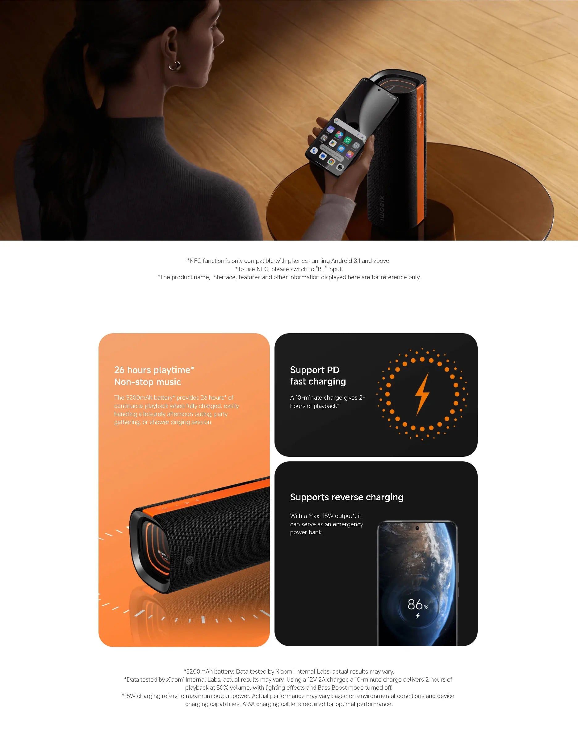 Xiaomi Sound Party Wireless Bluetooth Speaker - Portable Smart Home Audio System with Powerful Bass And Long Battery Life