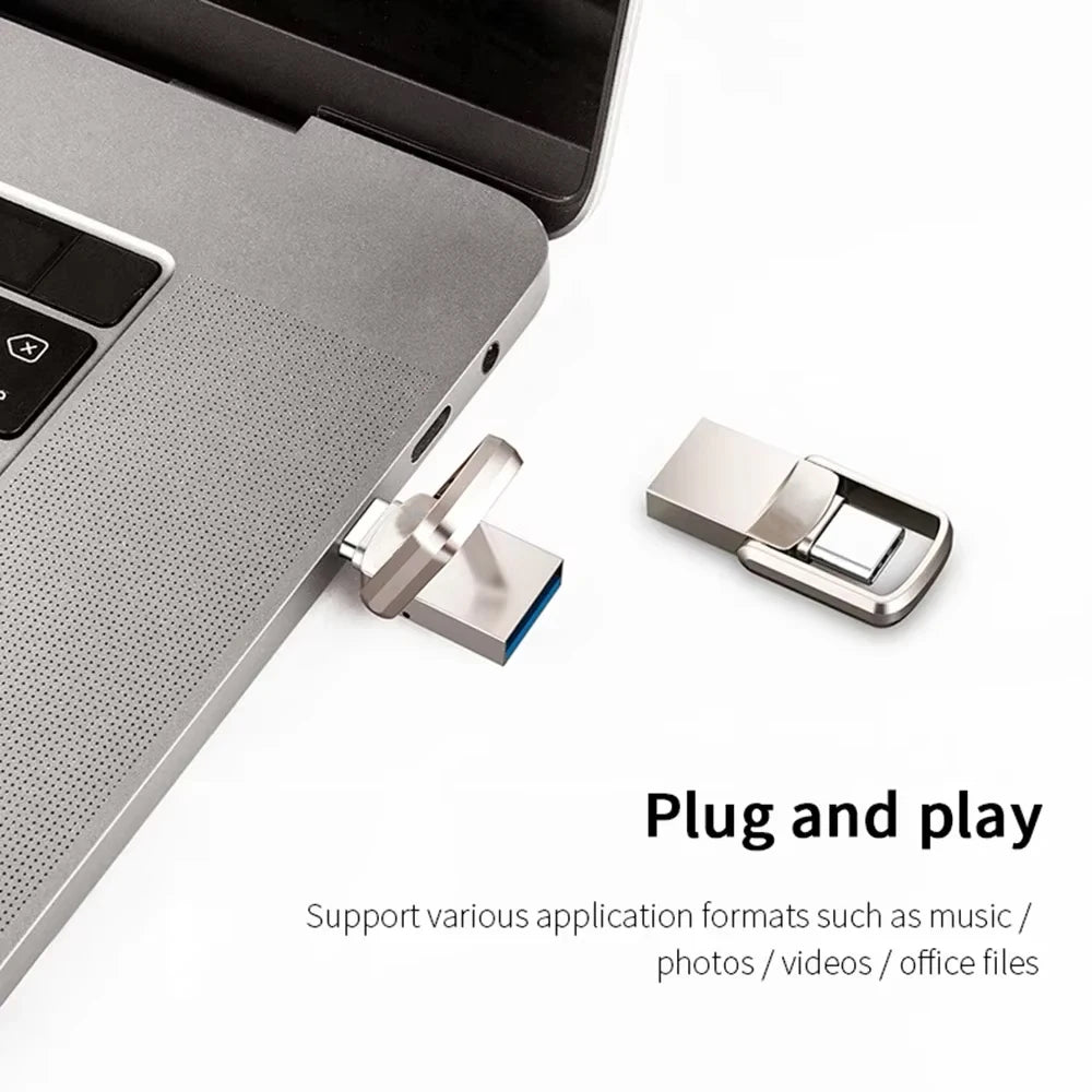 Original Type C Pendrive 512GB 256GB High Speed USB 3.0 Flash Drive OTG U Disk Memory Stick 128GB For Phone PC Storage Devices