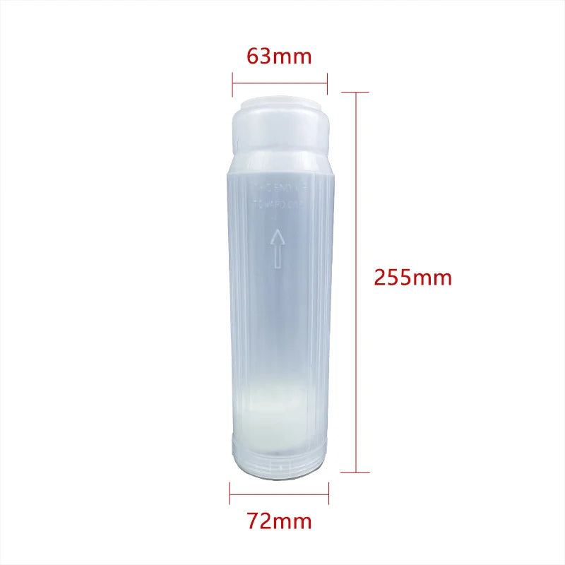 10 inch Water Filter Bottle 250mm Used For the Resin Chlorine Ball,Carbon Diy FreeShipping