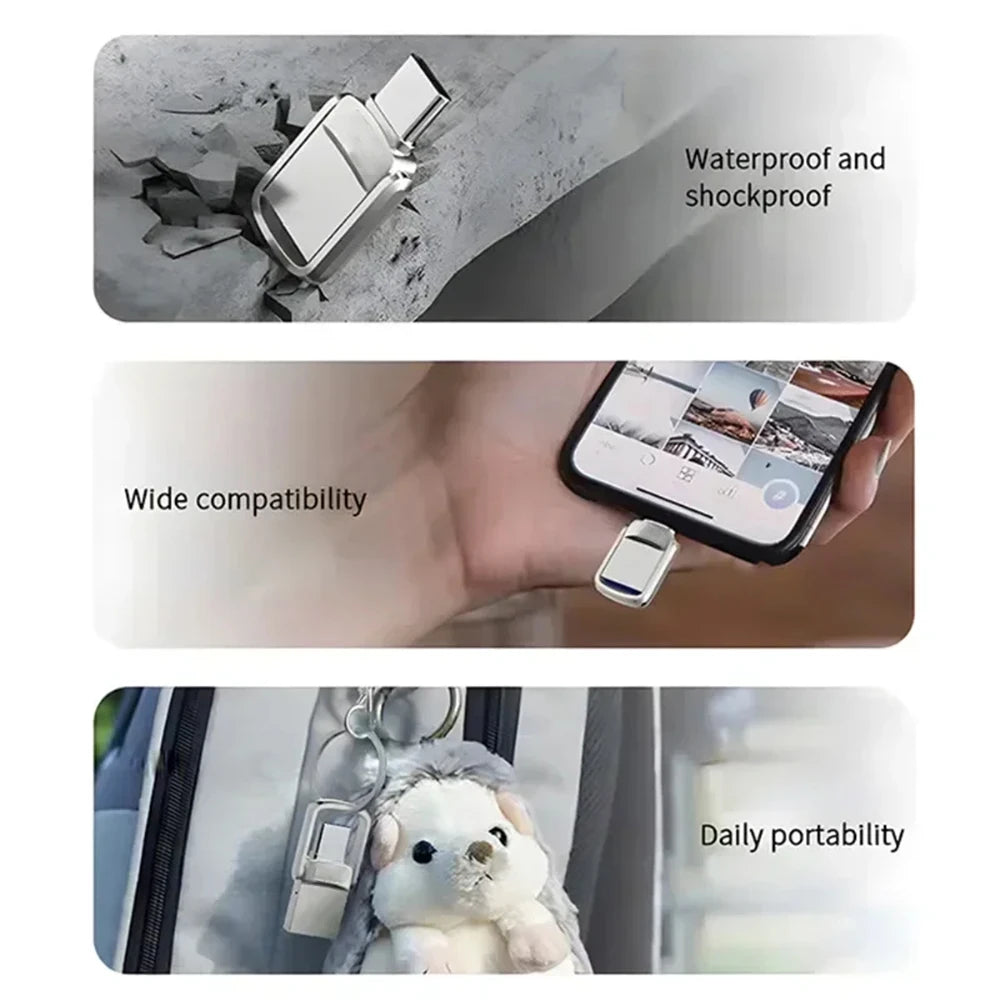 Original Type C Pendrive 512GB 256GB High Speed USB 3.0 Flash Drive OTG U Disk Memory Stick 128GB For Phone PC Storage Devices