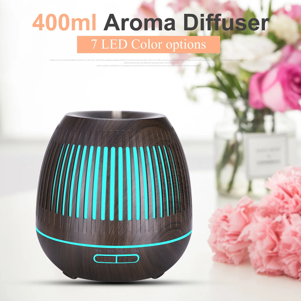 WiFi Smart 550ML Electric Aroma Diffuser Essential Oil Diffuser Air Humidifier Ultrasonic Remote Control Mist Maker Home