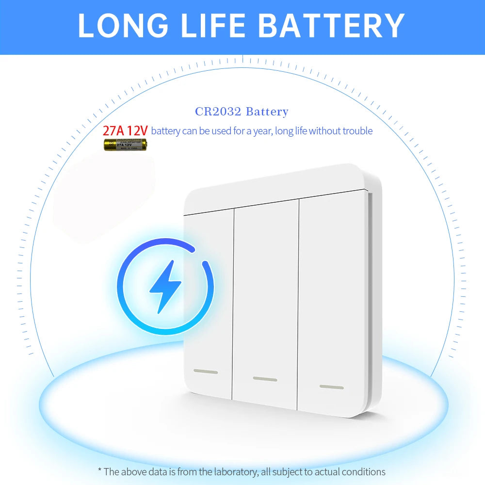 SIXWGH Wireless Light Switch Set 1/2/3Gang 433Mhz Push Button Home Remote Controller 10A 110V 220V For Led Light Lamp