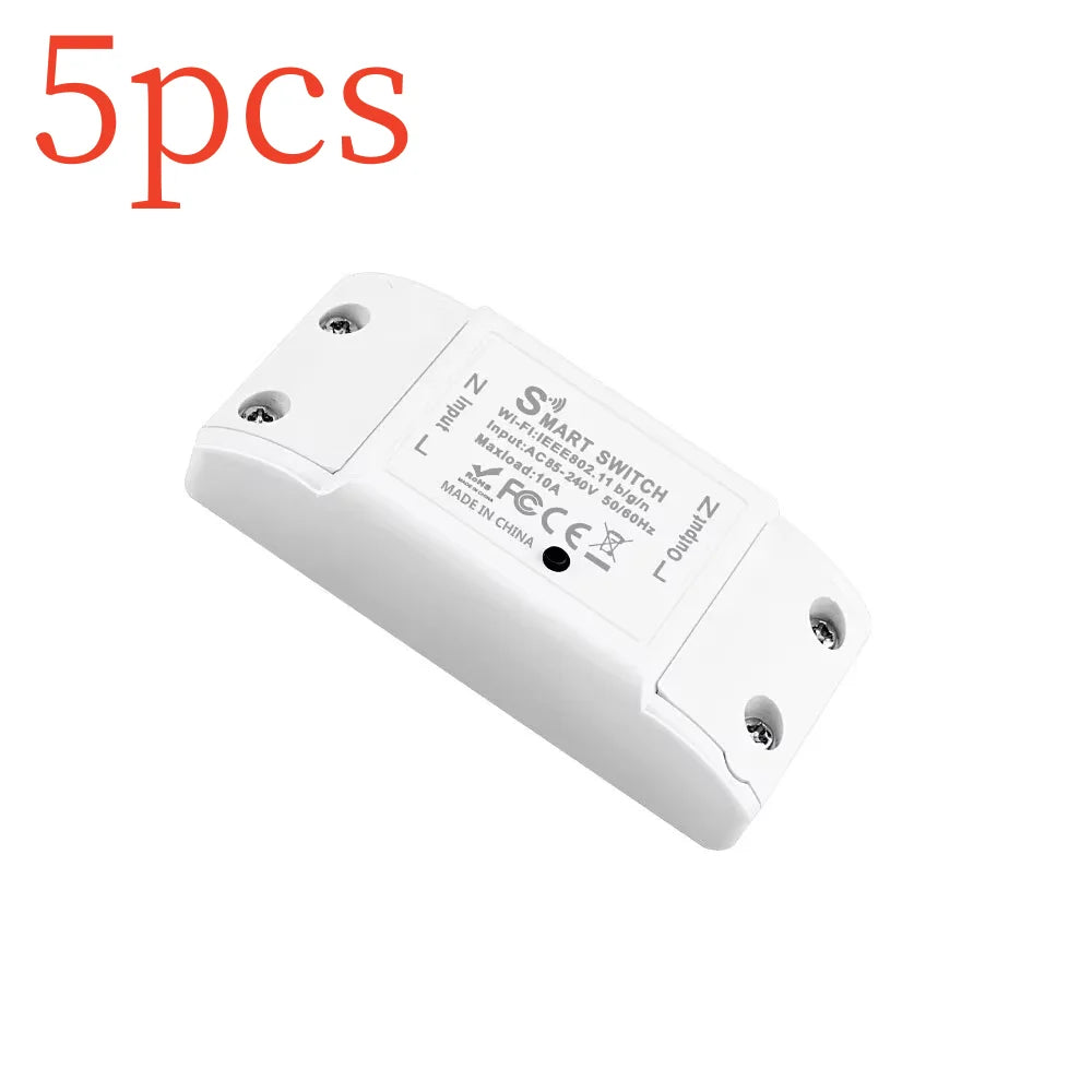 Basic WiFi Switch Relay Module DIY MINI Home Switch SmartLife APP Wireless Voice Remote Control Timer Switch Alexa