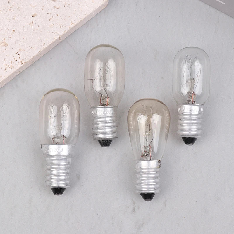 5PCS E14 Salt Lamp Globe Bulb 10/15/20/25W 220V-230V Incandescent Bulb Household Refrigerator Oven Light Bulb Replace Bulb