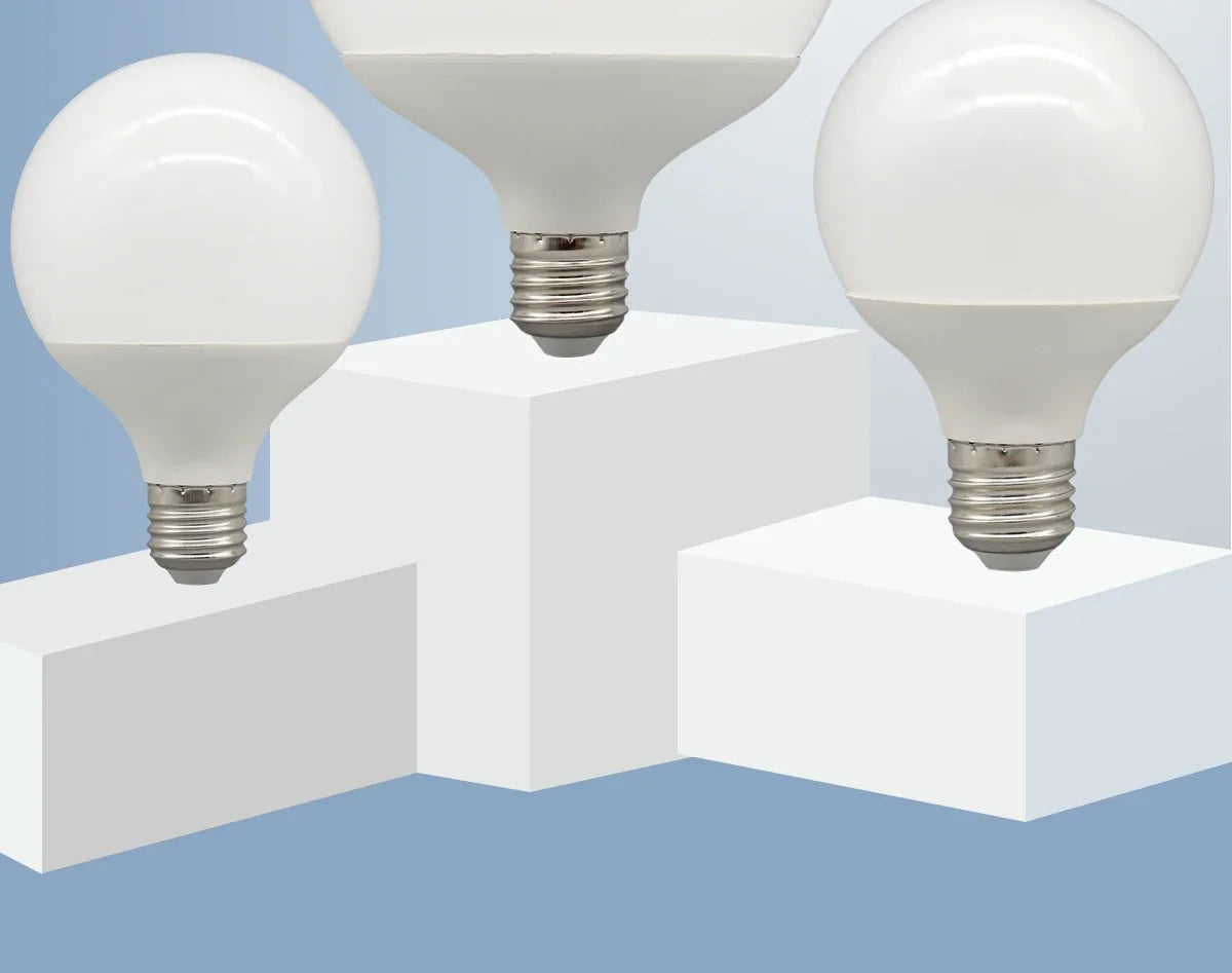 Energy Saving LED Bulb G80 G95 G120 Global Light Lamp E27 Bubble Ball Bulb 3PCS Pack RA90 White Warm White LED 110V 220V