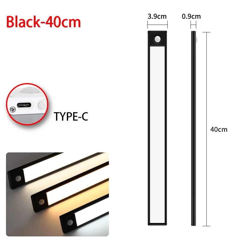 Night Light Led Light Under Cabinet Light Motion Sensor night light Closet Light Cabinet Kitchen Lighting Magnetic night light