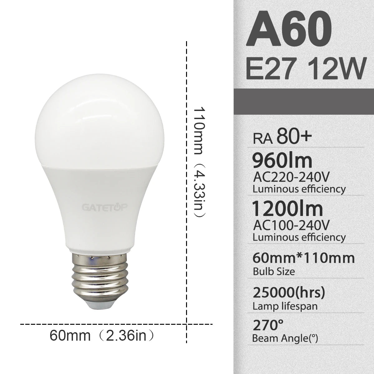 6pcs/lot LED bulb E27 AC 110V 220V 3W 8W 9W 12W 15W 18W 20W 24W LED lamp Saving Cold Warm White Bulbs for Home Light