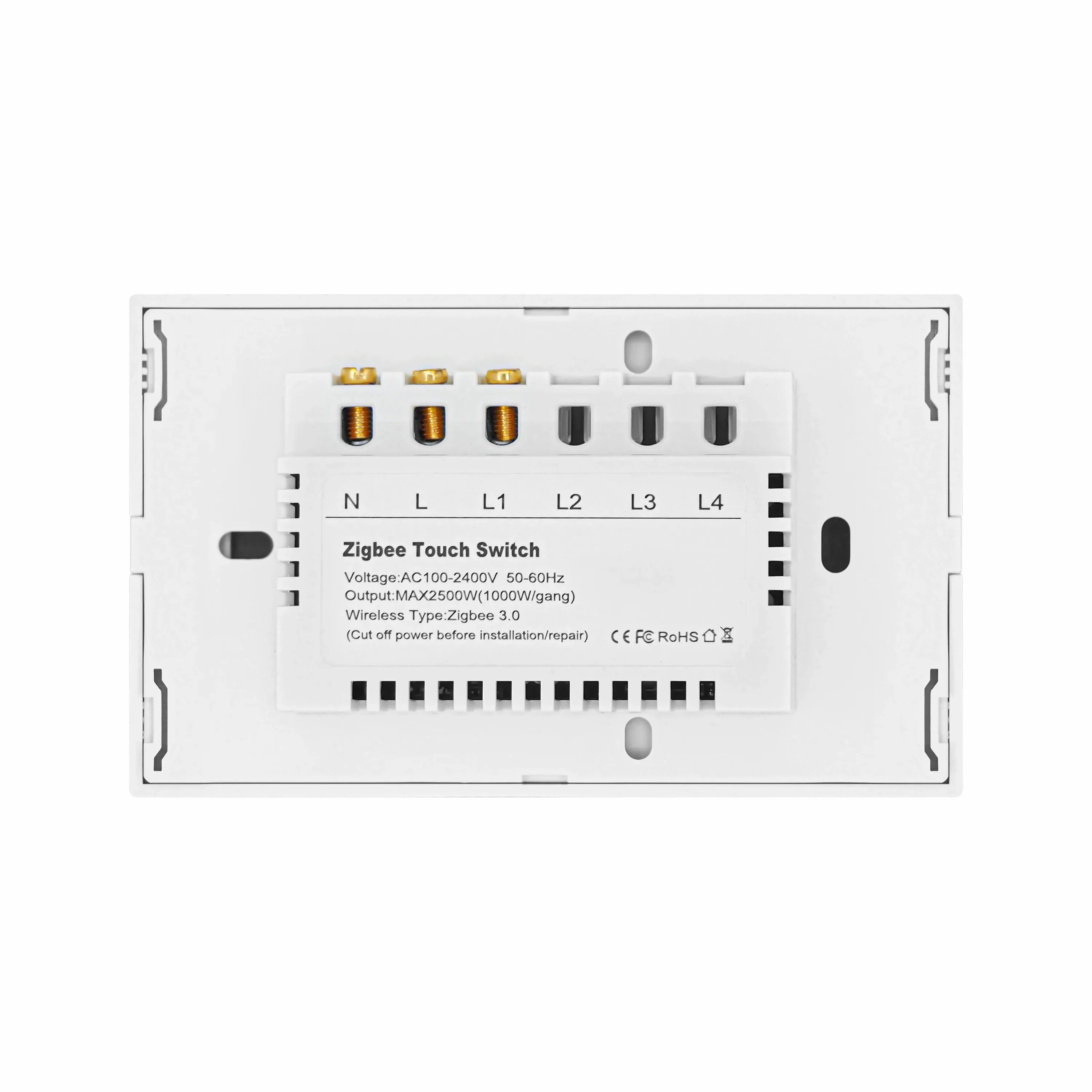 LiwoKit Wifi eWelink App Smart Switch US Smart Wall Light Switch with Neutral Wire Required work with Google Home Alexa