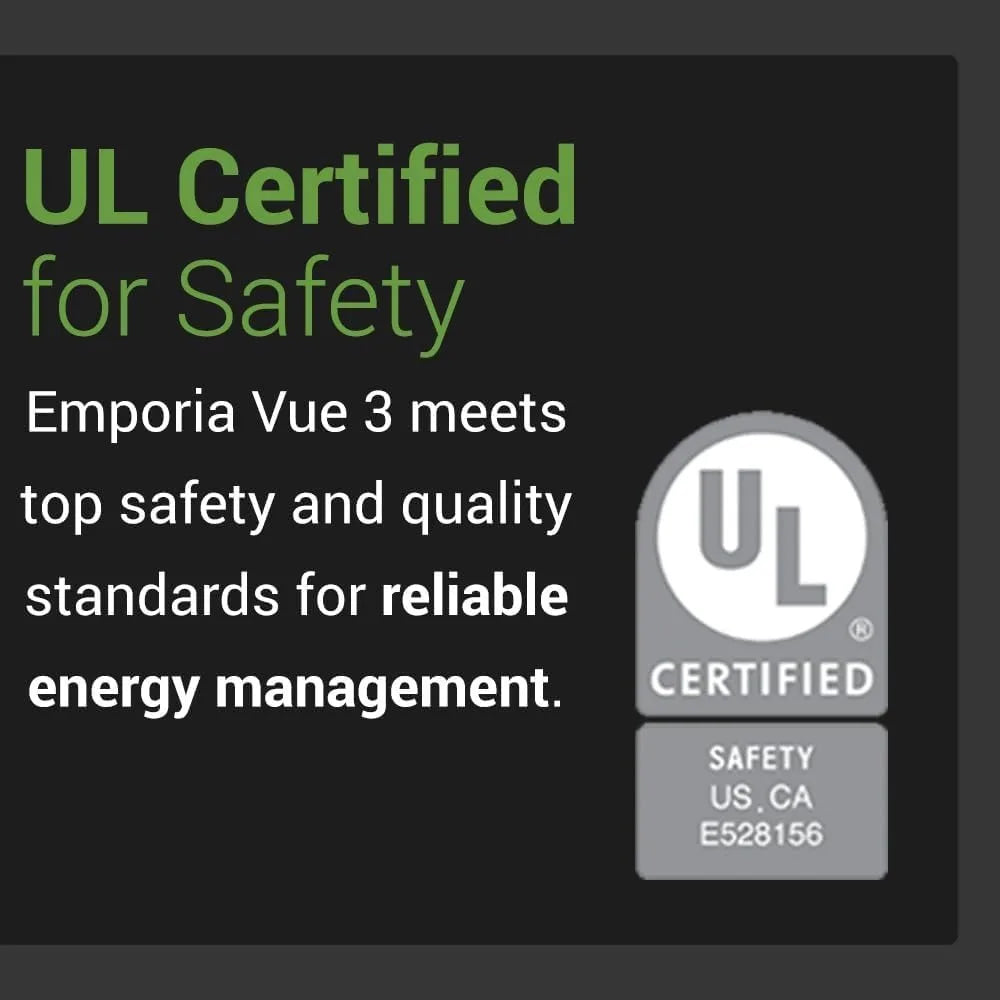 US Shipping Home Energy Monitor Smart Automation Electricity Usage Power Consumption Meter Solar Net Metering UL