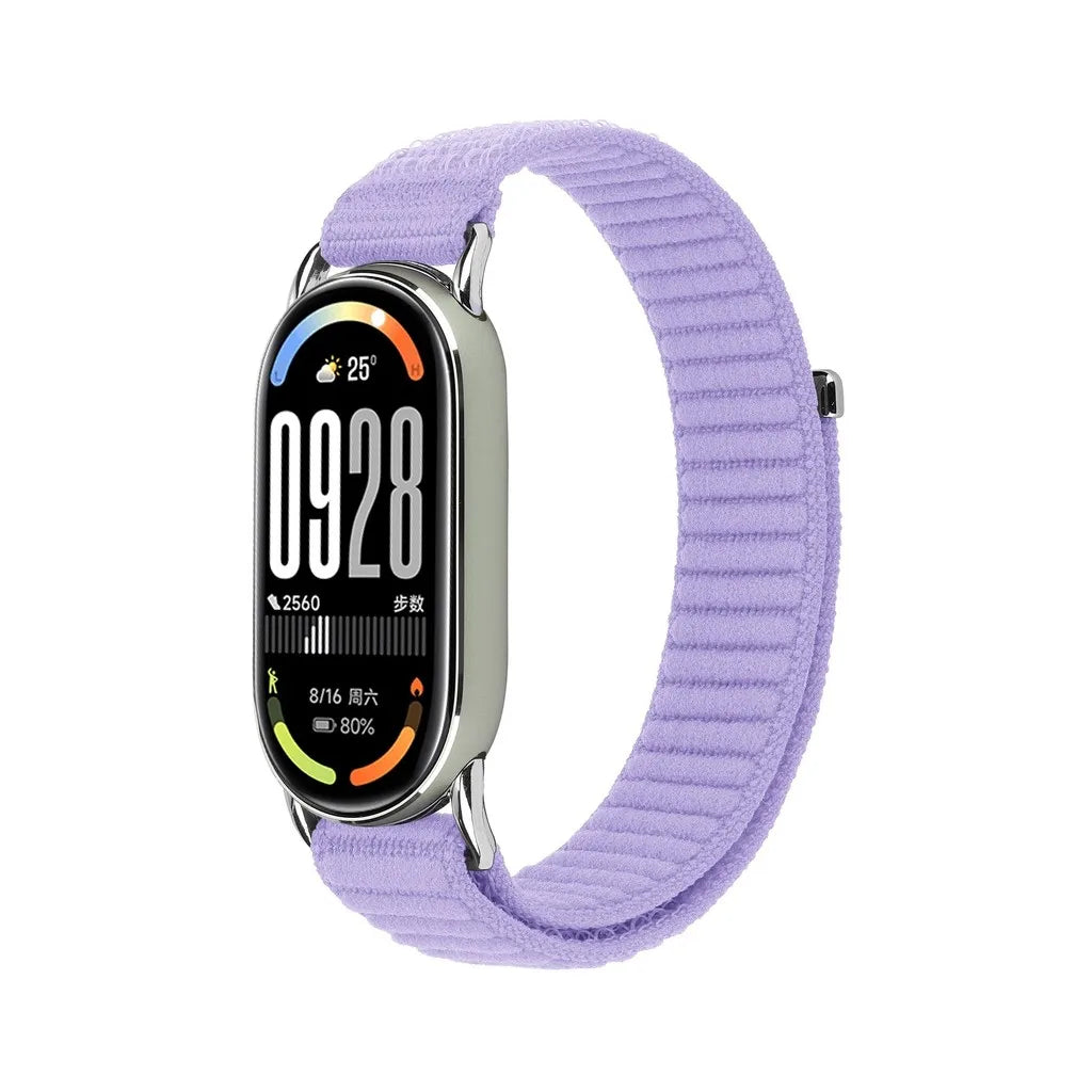 Braided Strap for Mi Band 10 9 8 Woven Bracelet Nylon Wristband Accessories for Xiaomi Smart Band 10 9 8 eramic Edition