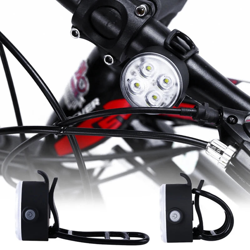 BUCKLOS Bike Light Set Rechargeable Rear Light Front Lamp Waterproof Riding Headlight USB MTB Taillight Led 1PC Cycling Parts